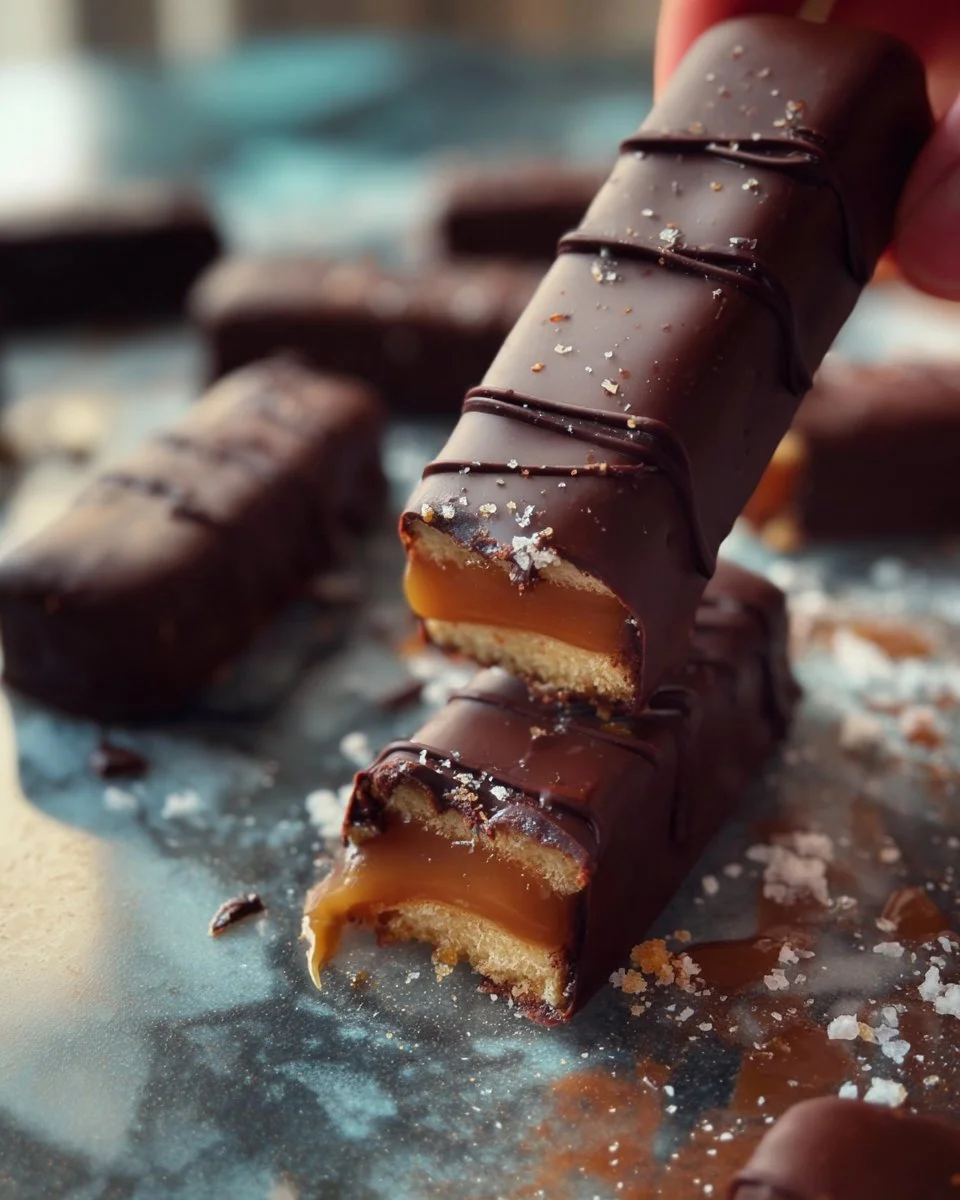 Bâtonnets de Twix faits maison