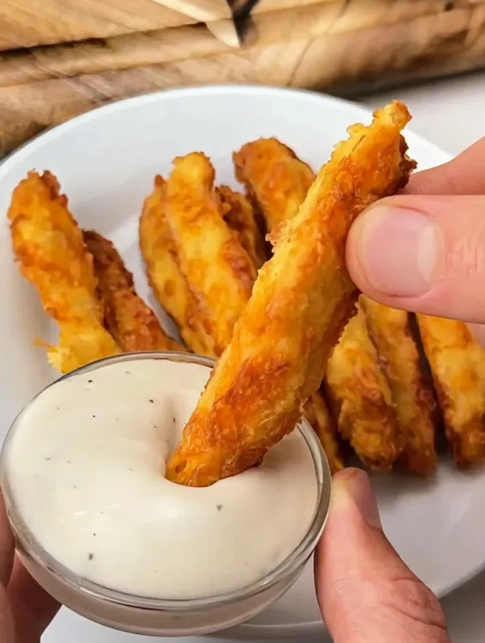 Frites de poulet faible en glucides : en-cas rapide, facile et riche en protéines.