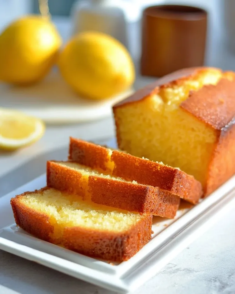 Recette de cake au citron parfait, moelleux et savoureux