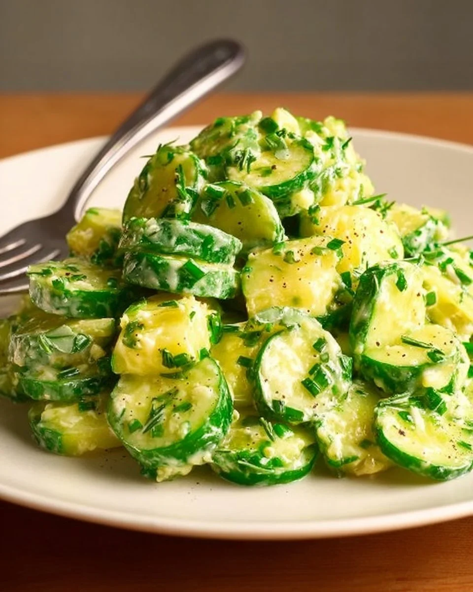 Salade minceur au concombre