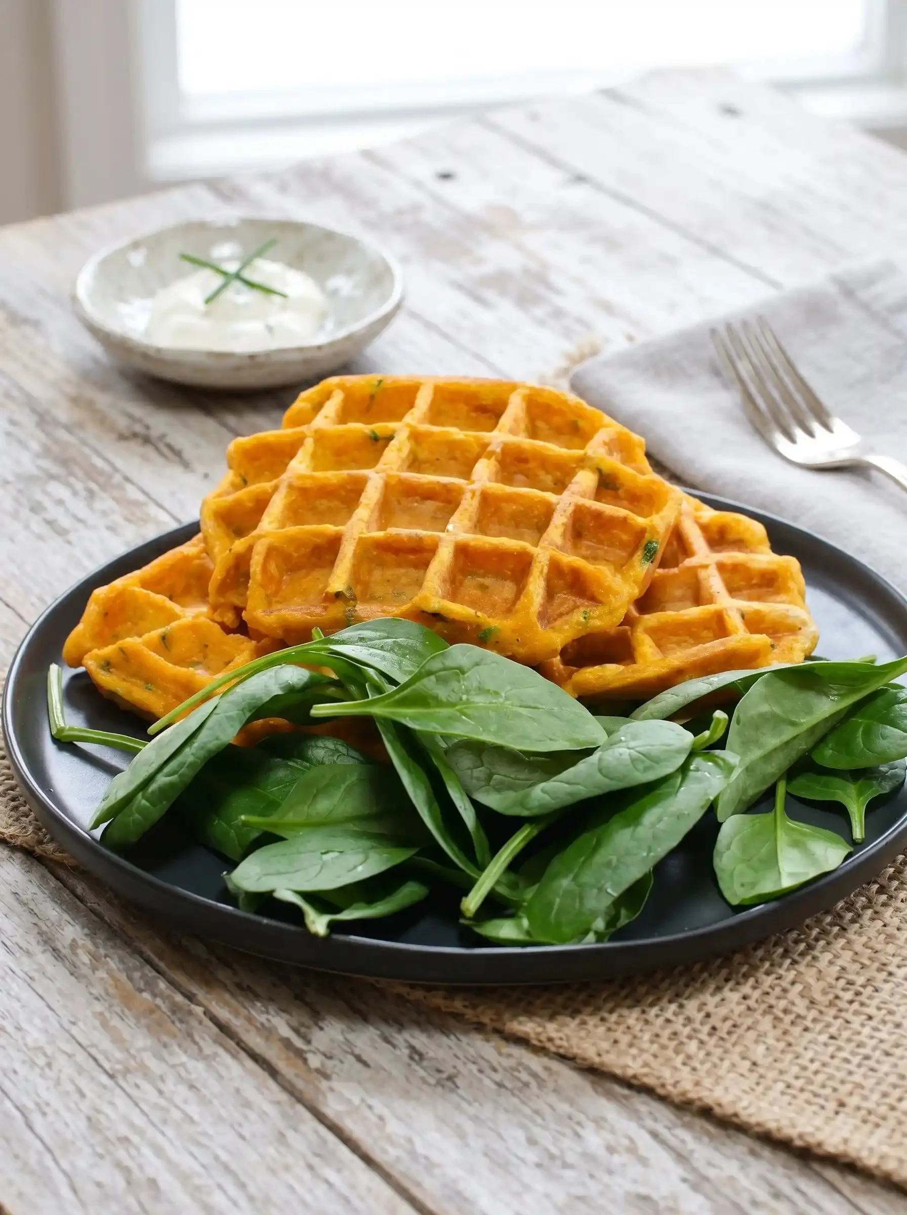 Gaufres de patate douce