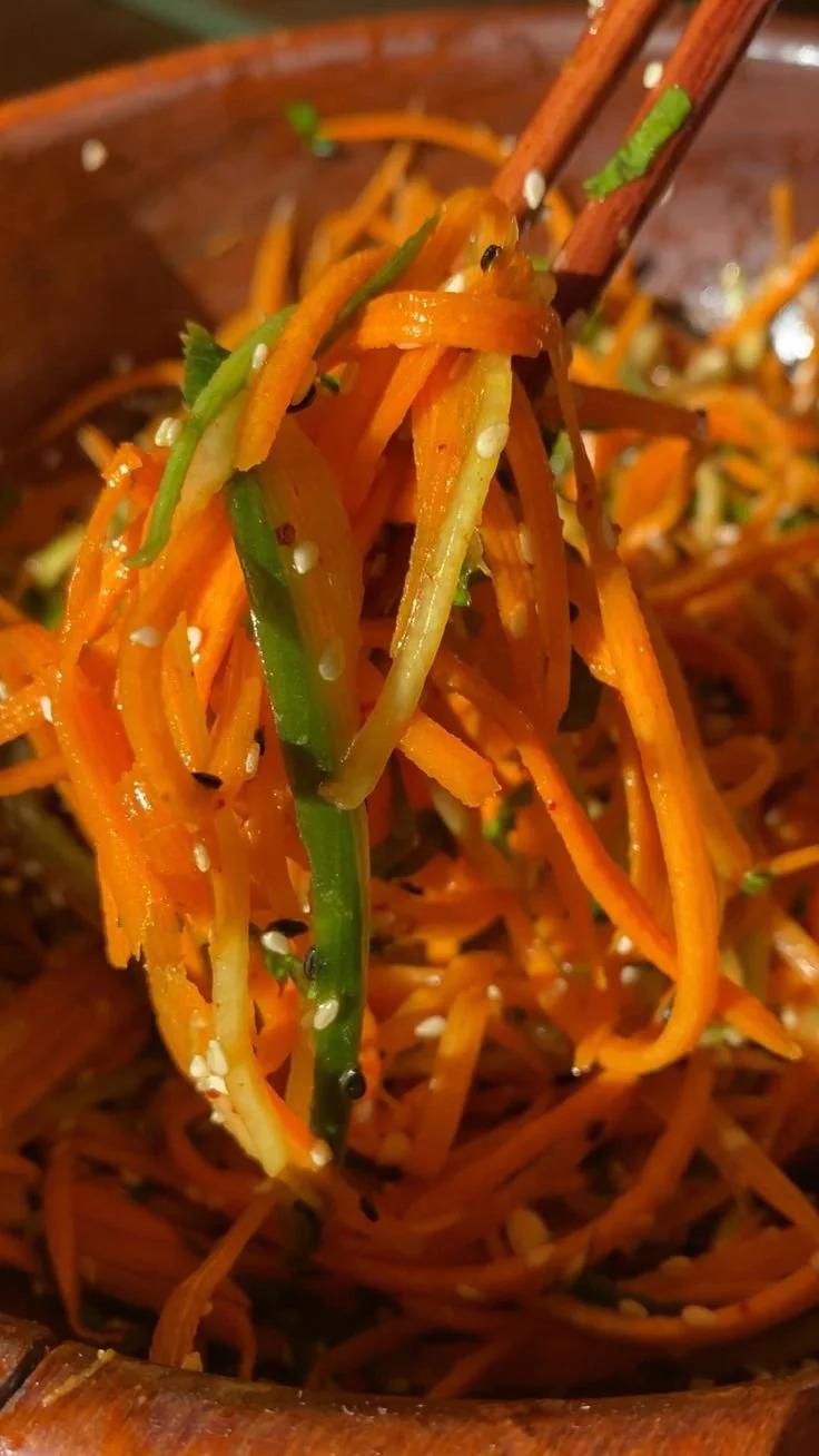 Salade de concombre et carotte